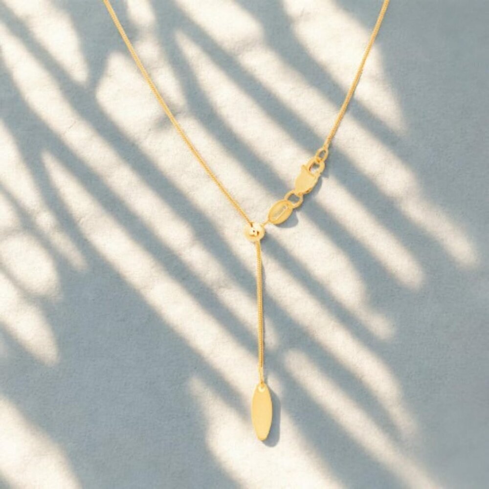 Women Yellow Snake 925 Sterling Silver 14-24" Adjustable Chain Necklace Jewelry - Picture 4 of 6